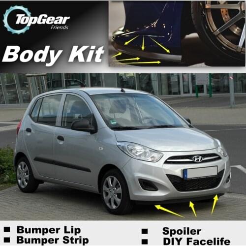 For Hyundai i10 Grand Xcent Inokom For Dodge i 10 Bumper Lip / Front Spoiler Deflector For Car Tuning / Body Kit / Strip Skirt
