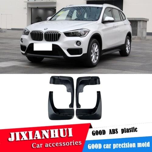 For BMW X1 2016-2019 Mudflaps Splash Guards Front With the color and rear Mud Flap Mudguards Fender Modified special