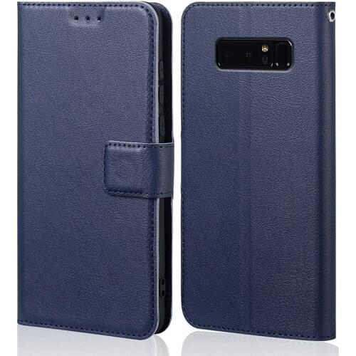For Samsung Galaxy Note 8 Case flip leather case Soft Silicone Back Cover For galaxy note 8 SM-N9500 Phone Case with Card Holder