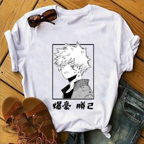 My Hero Academia Katsuki Bakugo tshirt Men Women tops Unisex Clothes