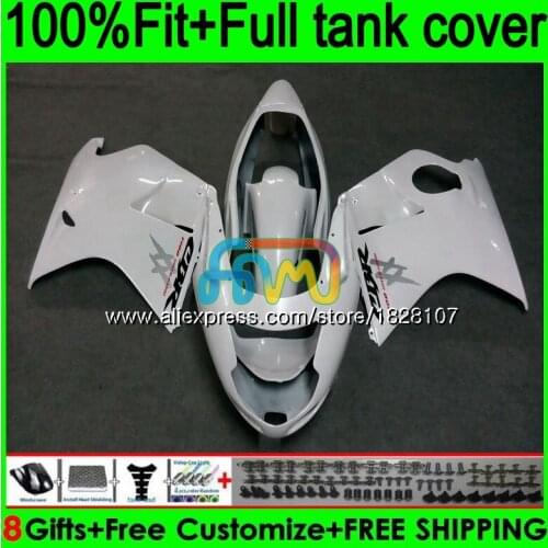 Injection For HONDA CBR1100XX Blackbird CBR1100 XX 96 97 98 99 00 01 138BS.22 CBR 1100XX Pearl White 02 03 04 05 06 07 Fairing