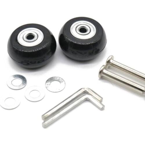 FGGS-2 Sets of Luggage Suitcase Replacement Wheels Axles Deluxe Repair Tool OD 35mm