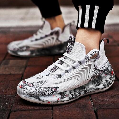 Big Size Summer Rubber Sole Sports Shoes for Men Running Shoes Sport Children Sneakers for Teens White Athletic Brands GMB-1136