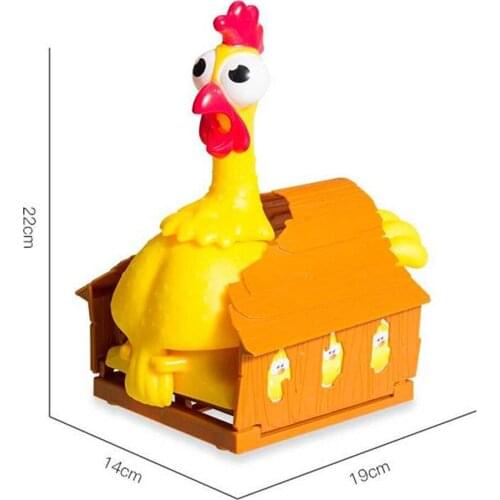 Plastic Trick Hen Laying Eggs Board Game Hobbies Chicken Game Party Game