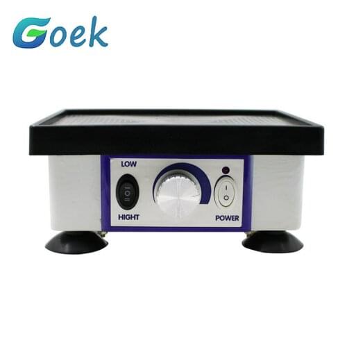 Dental Square Vibrator Plaster Oscillator Lab Equipment High Efficiency Stepless Speed Regulation Shock Smooth