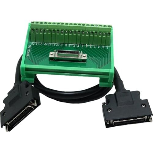 SCSI36 terminal board CN breakout adapter wiring module splitter 36p with cable