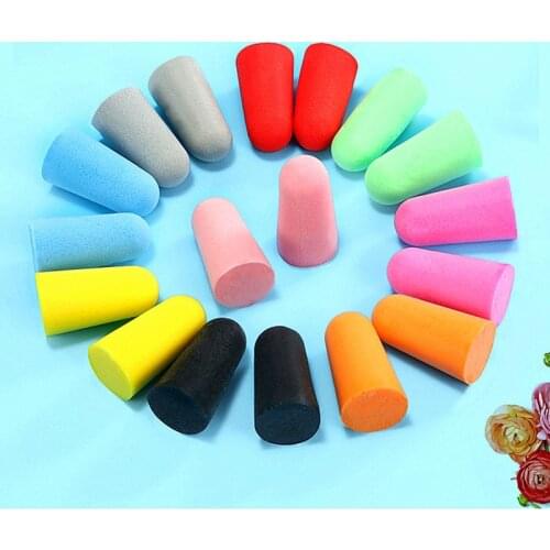 10 Pairs Comfort Soft Foam Ear Plugs Tapered Travel Sleep Noise Reduction Prevention Earplugs Sound Insulation Ear Protection