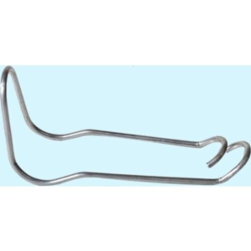 10Pc/Set Pipe Support Fixing Clamp Connector Steel Pressing Spring Wire Clip Buckle For Garden Greenhouse Building Hardware