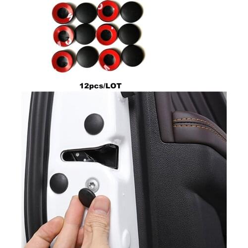 12pcs/Lot Car Door Lock Screw Protector Cover For BMW 1 2 3 4 5 6 7 X-series E46 E90 X1 X3 X4 X5 X6 X7 F07 F09 F10 F30 F35 F30