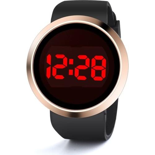 Fashion Touch Screen Watches Men LED Digital Watches Men Sports Watches Silicone Day Date Electronic Watch Relogio Masculino