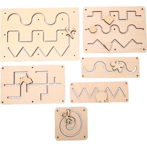 Baby Busy Board Diy Accessories Material Duck Slide Busyboard Early Childhood Education Wooden Toys Scrapbook Puzzle Supplies