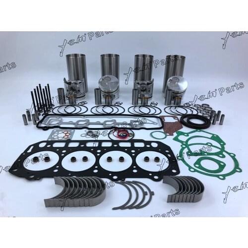For Yanmar engine 4TNE98 Repair kit liner kit bearing set full gasket set valve guide seat