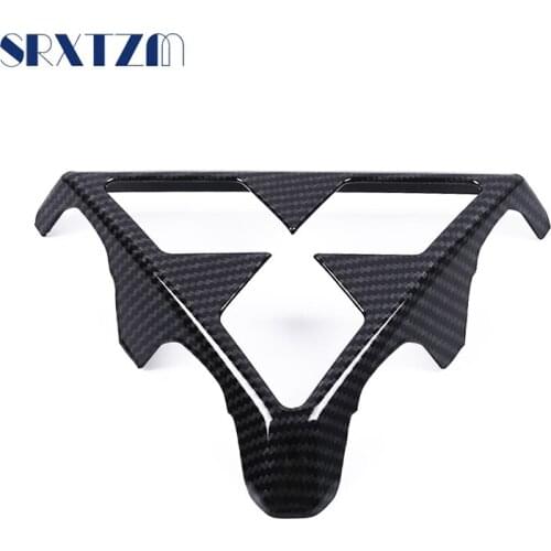 For Mitsubishi Eclipse Cross 2018 2019 Car Front Grill Centre Logo Frame Central Panel Sequin Cover Trim Sticker Car Accessorie