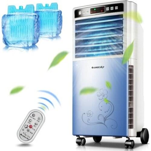 220V Home Cooler Fan Save Energy Timing Reservation Conditioning Fan Remote Mute Cooling Fan Mini Portable Air Conditioner 5L