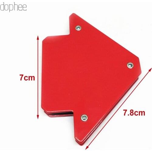 Dophee 1pc 25LB Multiangle Magnetic Tool Positioner Welding Angle Auxiliary Fixing Clip Neodymium Strong Right Angle Bevel Fixed