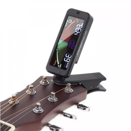 Guitar Tuner Large LCD Screen Metronome Generator with Clip for Chromatic Guitar Bass Ukulele Violin 3 IN 1