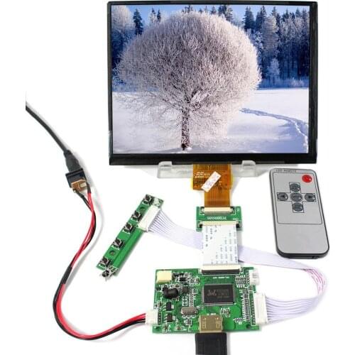 H DMI LCD Controller Board With 8inch 1024X768 HJ080IA-01E IPS LCD Screen