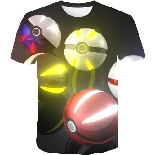 Summer Parent-child Outfits Adult Children Cute Cartoon 3D T Shirts Cute Ball T-shirt Top Tee Earth Printed Tshirt Boy Kids Tee