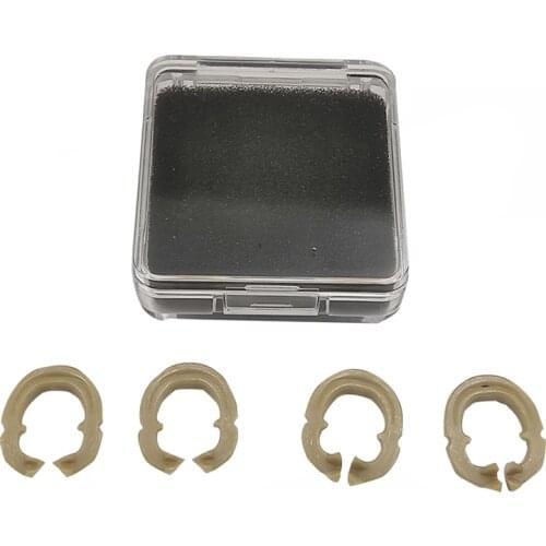 4PCS Matrix Clip Dental Sectional Contoured Matrices Clamps Normal Crown Resin Using with Forming sheet