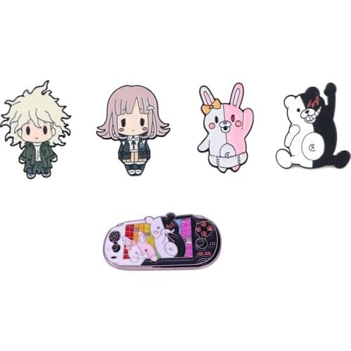 J2482 Anime Metal Brooches Enamel Pins Men Lapel Pin Shirt Brooch Backpack badge Women Man Collar Pin Jewelry Gift