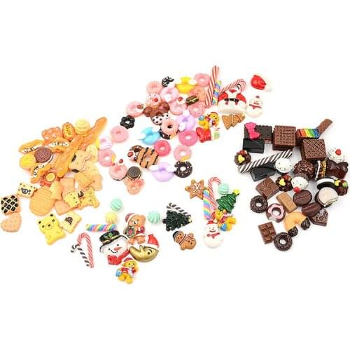 30Pcs/Lot Home Craft Mini Food Ornament Miniature Dollhouse Decor For Micro Landscape DIY Landscaping