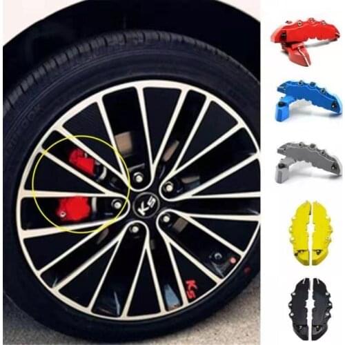 New 4Pcs 3D Disc Brake Caliper Cover Universal Style Disc Front and Rear Kit With Logo Car For BMW AUDI BENZ HONDA TOYOTA