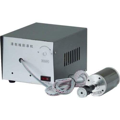 Handheld Enamelled Wire Stripping Machine 0.5-6.0mm Enameled Copper Wire Stripper 100W 220V 110V Varnished Wire Length 3-50mm