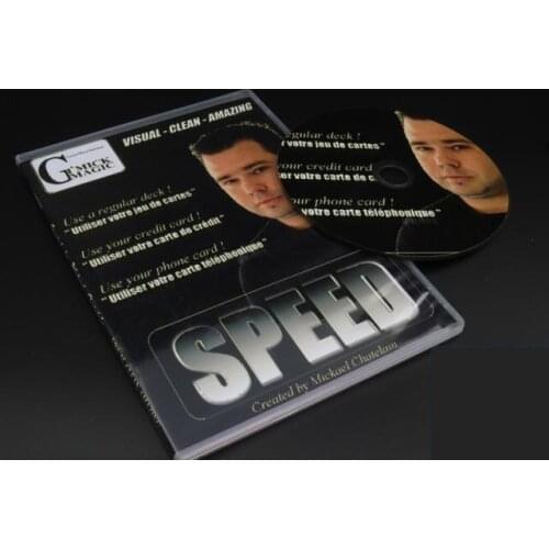 Speed By Mickael Chatelain - Trick,Mentalism,Stage Magic Props, Illusions,Close-Up,Comedy,Street Magia Toys,Gadgets,Joke