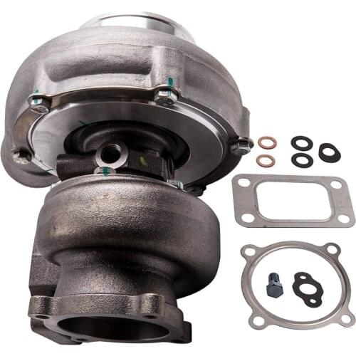 Street GT35 GT3582 Universal Turbo T3 Flange A/R .63 Anti-Surge Water+Oil Cooled Perfect for 3.0L-6.0L engine