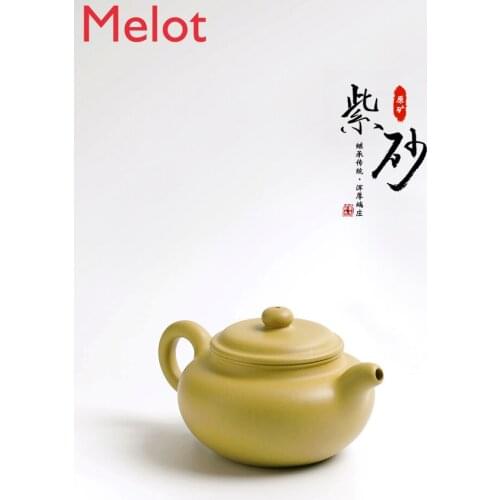 Yixing Purple Sand Teapot Full Handmade Raw Ore Benshan Green Mud Antique Teapot Tea Set Home Use Set