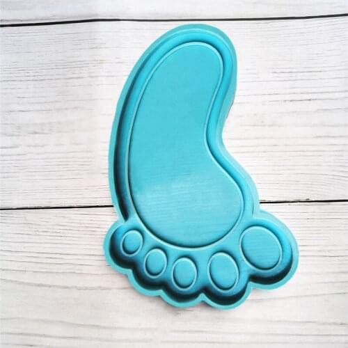 Big Feet Coaster Epoxy Resin Mold Cup Mat Mug Pad Silicone Mould DIY Crafts Tool