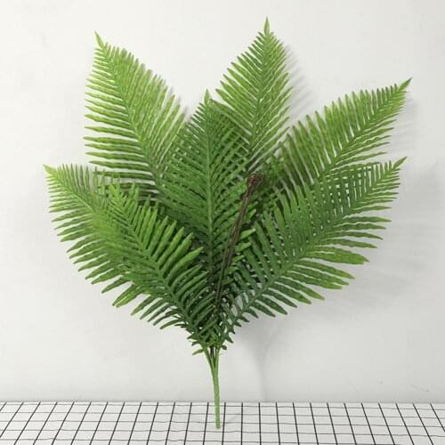 1Pc Home Decoration Artificial Plants Simulation Chrysalidocarpus Green Leaves Fake Plant Photo Props plantas artificiales