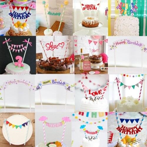 1 Pcs Love Cake Topper Baby Birthday For Kids Cake Wedding Cupcake Party Decoration Supply Shower Cute Topper Gift