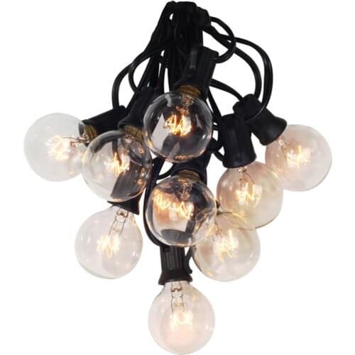 110V Globe Outdoor Waterproof Hanging Light for Yard Patio Garden Wedding Party Decor