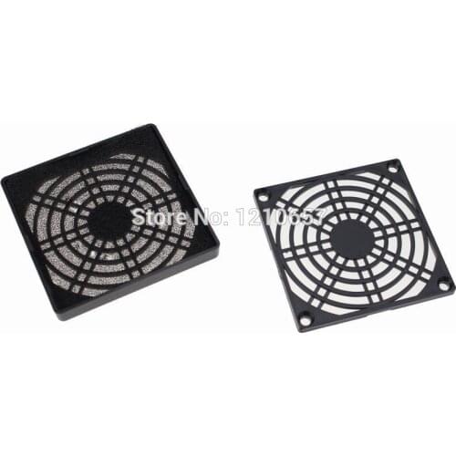 5pieces LOT Guard Black Plastic Dustproof Filterable 60mm Computer Fan Filter