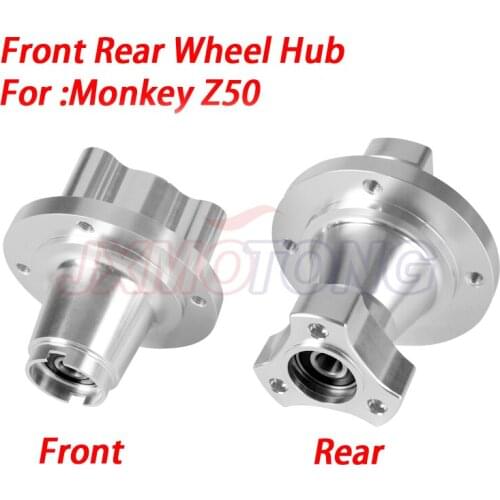 Motorcycle CNC Aluminum Front Rear Wheel Rim Hub For HONDA Monkey Z50 Z50J Disc Disk Brake Motor Parts