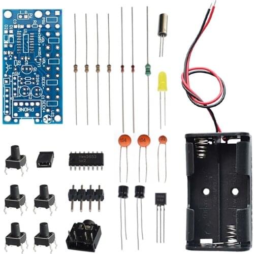 【AH ROBOT】Wireless Stereo FM Radio Receiver Module PCB FM DIY Electronic Kits 76MHz-108MHz DC 1.8V-3.6V