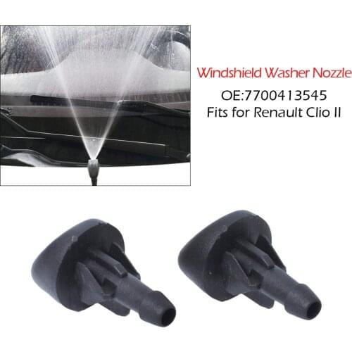 Universal Car Front Windshield Windscreen Washer Jet Nozzles Water Fan Spout Cover Washer Outlet Wiper Nozzle Adjustment