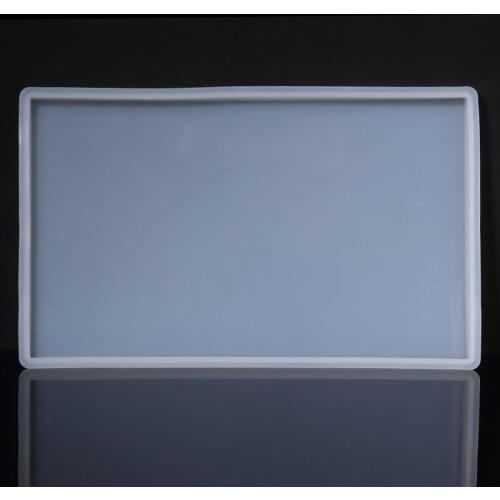 Flexible Silicone Coaster Fruit Tray Coasters Mould Rectangular Resin Epoxy Casting Mould Handicraft Tool Reuable