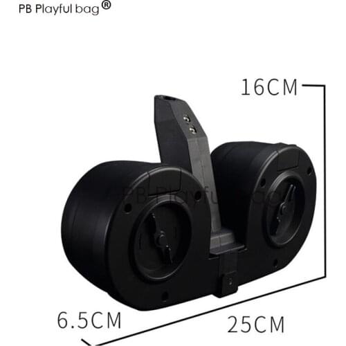 Outdoor sports live krisv2 cs toy water bullet gun lehui short sword drum V01 magazine black replacement gift for children ID03