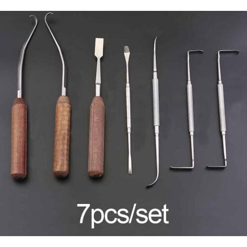 Nasal rib cartilage dissection instrument kit stainless steel nasal plastic instrument double-end stripper rib cartilage cutting