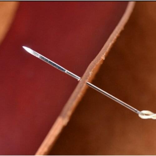 6pcs DIY Canvas Fur Leather Tools Triangular Sewing Needle Hand Craf Knitting Tools Sewing Accessories