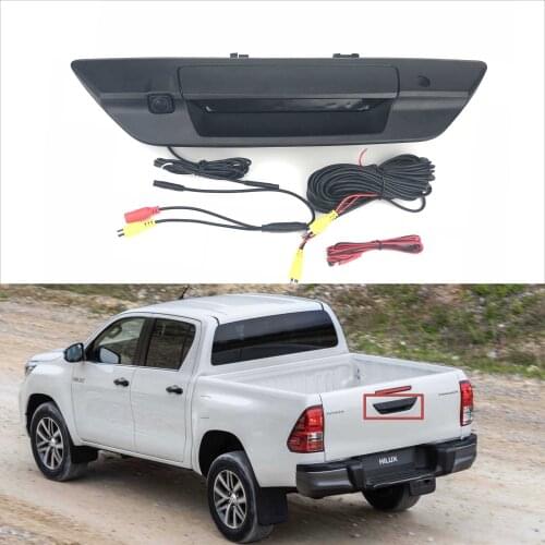 JIAYITIAN Tailgate Handle Camera For Toyota Hilux New hilux 2018 2019 2020 CCD HD Backup RearView CAM