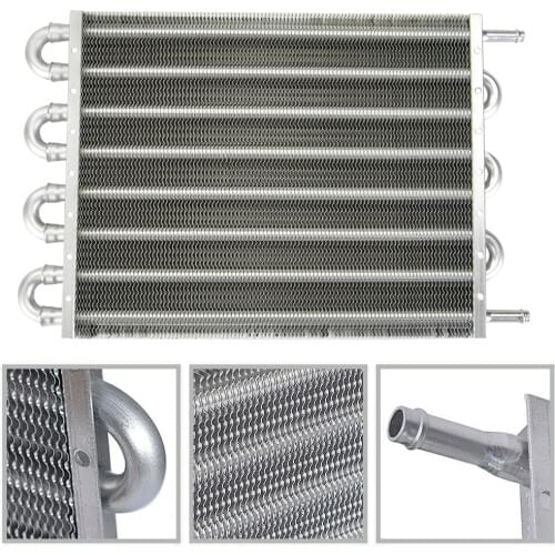 4 Row 6 Row 8 Row 10 Row Remote Transmission Oil Cooler Aluminum Plate & Fin Oil Cooler Auto-Manual Radiator Converter Kit
