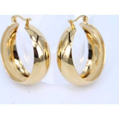 MGUB New Year gift earrings stainless steel jewelry earrings female jewelry do not fade 35mm 50mm size Free Shipping LH181