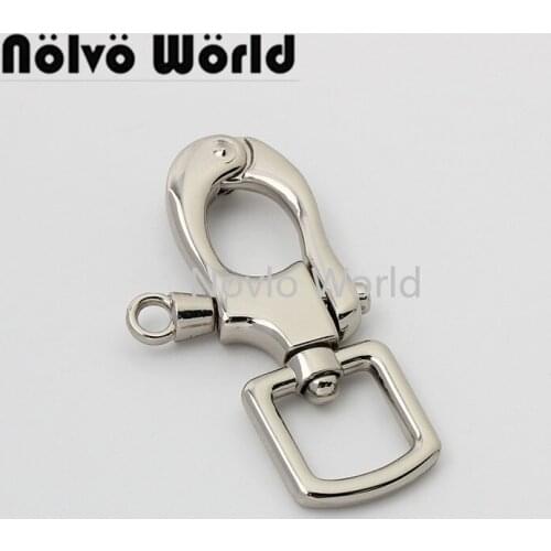 Nolvo World 5-20-50 pieces 16mm gold silver color Swivel keychain hook dog swivel clip Snap hook