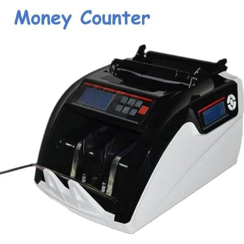 Multi-Currency Compatible Bill Counter Cash Money Counting Machine Suitable for EURO US DOLLAR 5800D