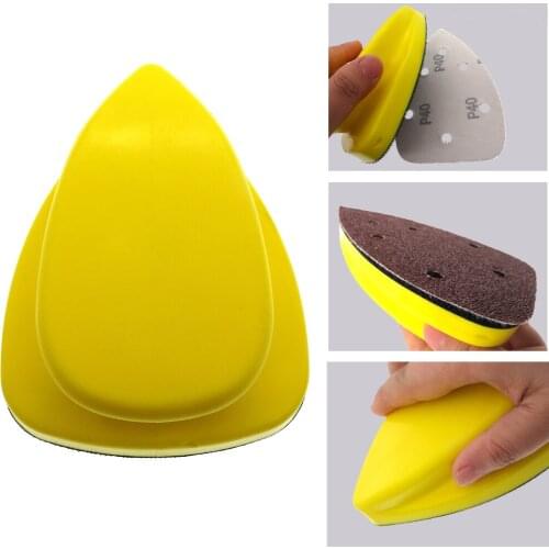 New arrival Hand sanding block - 98mm x 140mm Sanding Disc holder Sandpaper Support Holder Polishing Pad Hand