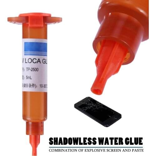 1PC 5ml Optical Clear Adhesive UV Glue Touch Screen Mobile Phone Crack Repair Tool Practical Liquid Optical Adhesive Sealant