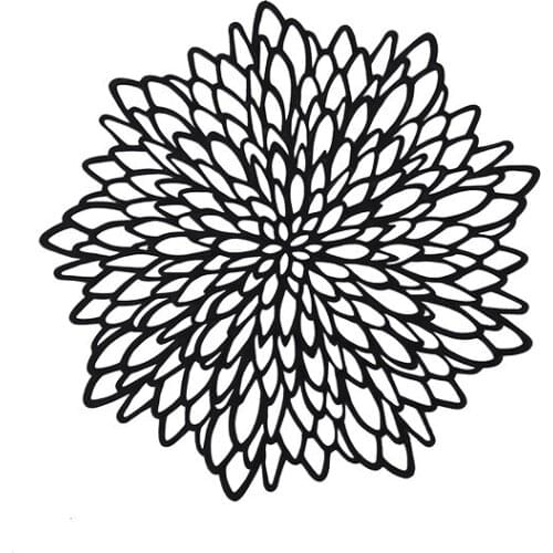 New Nordic Hot Stamping Heat Insulation Placemat Hotel Home Light Luxury High-grade Hollow Table Decoration Coaster Plate Mat